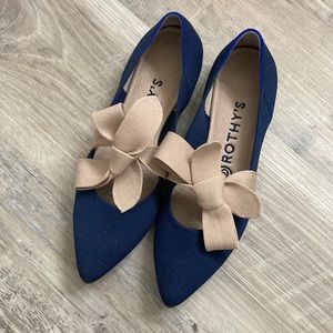 Rothys Blue Sapphire Mary Jane